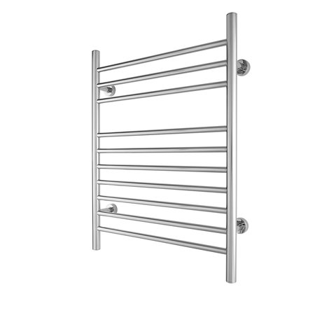 WARMLYYOURS Infinity Towel Warmer, Polished, Dual Connection, 10 Bars TW-F10PS-HP